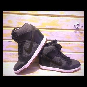 Nike Dunk Ski Hi Wedge Heel Sneakers